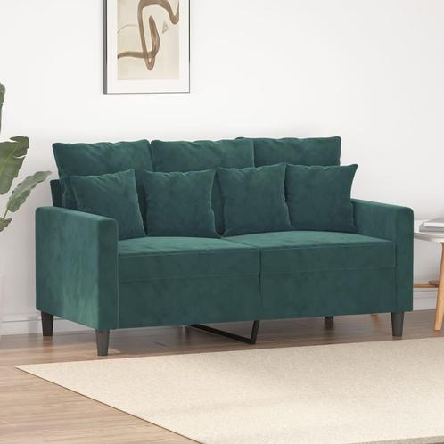 Compacte Bank Fluweel Groen | Tweedekansje | 35% Korting, Huis en Inrichting, Banken | Bankstellen, Minder dan 150 cm, 75 tot 100 cm