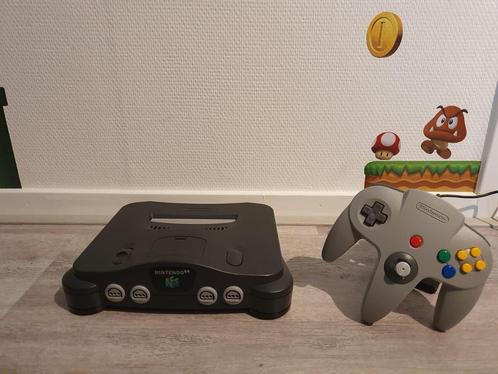 Nintendo 64 Console + Controller, Spelcomputers en Games, Spelcomputers | Nintendo 64, Met 1 controller, Refurbished, Ophalen of Verzenden