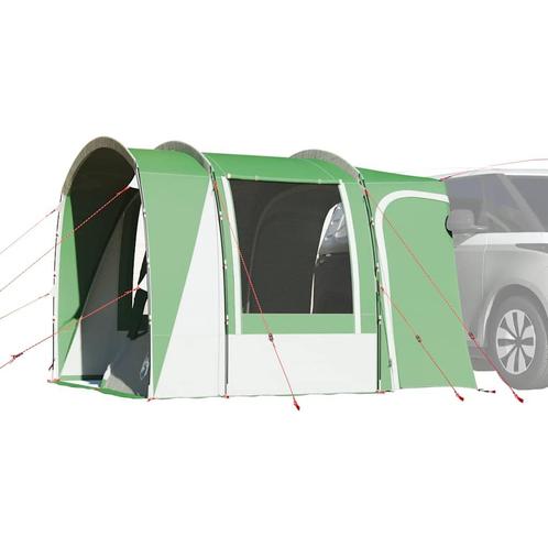 vidaXL Autotent 4-persoons waterdicht groen, Caravans en Kamperen, Tenten, Nieuw, tot en met 2, Verzenden