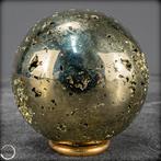 Grote natuurlijke gouden pyriet Bol/ Druse- 548.48 g