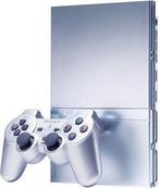 Playstation 2 Console Slim Zilver + Sony Controller, Ophalen of Verzenden, Zo goed als nieuw