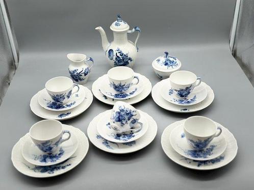 Koffieservies (21) - Royal Copenhagen- Klassisches Blau-Weiß, Antiek en Kunst, Antiek | Meubels | Tafels