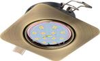 EGLO Peneto - Inbouwspotje - LED - 87X87mm. - Brons -