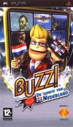 Buzz! de Slimste van Nederland (PSP Games), Spelcomputers en Games, Ophalen of Verzenden, Zo goed als nieuw