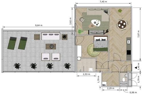 Appartement Grenenhout in Eindhoven, Huizen en Kamers, Huizen te huur, Via bemiddelaar, Noord-Brabant, Appartement