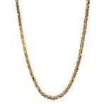 Gouden koningscollier 59.5 cm 14 karaat, Sieraden, Tassen en Uiterlijk, Kettingen, Verzenden, Zo goed als nieuw, Goud, Goud