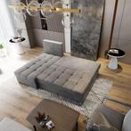 *SALE* Slaapbank/Hoekbank met opbergruimte Rio Okergeel €449, Huis en Inrichting, Verzenden, Hoekbank, 75 tot 100 cm, 200 tot 250 cm