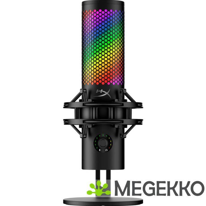 HyperX QuadCast 2 S - Zwarte USB Tafelmicrofoon, Muziek en Instrumenten, Microfoons, Nieuw, Verzenden