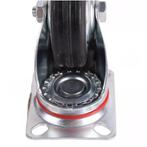 Benson Zwenkwiel met rem - 75 mm - Stalen velg - Massieve..., Doe-het-zelf en Verbouw, Ophalen of Verzenden, Nieuw