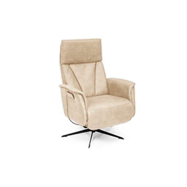 Relaxfauteuil Elst - relaxfauteuils - Creme, Huis en Inrichting, Stoelen, Nieuw, Stof