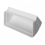 Kunststof verticale bocht 45° voor kanaal 220 x 90mm, Doe-het-zelf en Verbouw, Ventilatie en Afzuiging, Verzenden, Nieuw