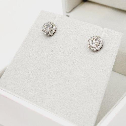 Zonder Minimumprijs - Oorbellen - 14 karaat Witgoud -, Sieraden, Tassen en Uiterlijk, Oorbellen