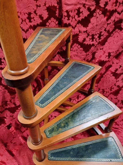 Trapje - hard hout - Bibliotheekleider, Antiek en Kunst, Curiosa en Brocante