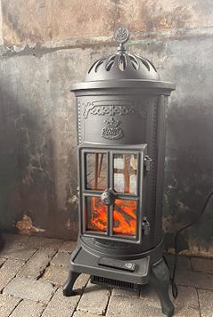 Elektrische kachel Carl gietijzer, Huis en Inrichting, Kachels, Overige soorten, Vrijstaand, Nieuw, Elektrisch, Verzenden