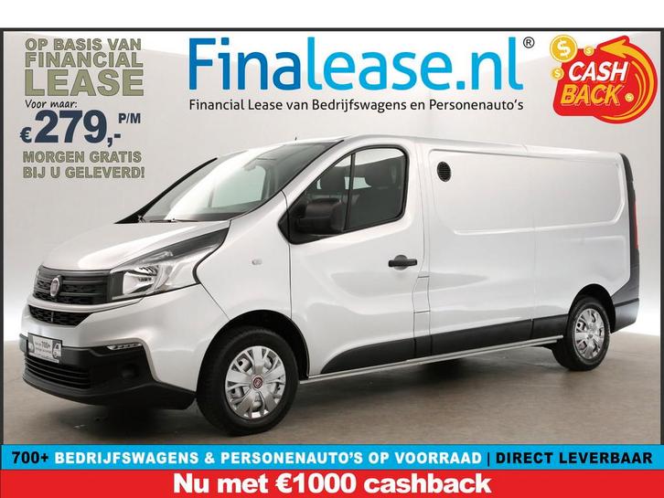 Fiat Talento 1.6 MJ L2H1 MARGE 3Persoons Trekhaak Schuifdeur, Auto's, Bestelauto's, Lease, Handgeschakeld, Diesel, Boordcomputer