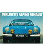 1977 ALPINE BERLINETTE BROCHURE NEDERLANDS, Boeken, Auto's | Folders en Tijdschriften, Nieuw, Author
