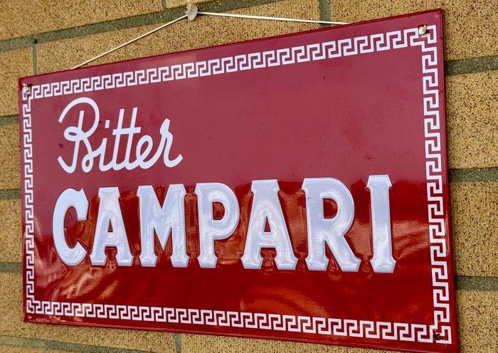 Bitter Campari - Wandbord - Aluminium, Metaal, Antiek en Kunst, Antiek | Wandborden en Tegels