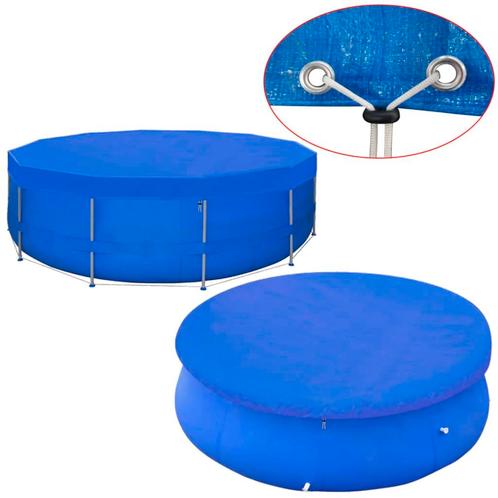 vidaXL Zwembadafdekking PE rond 460 cm 90 g/m², Tuin en Terras, Zwembad-toebehoren, Nieuw, Verzenden