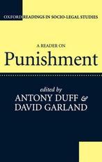 Reader on Punishment 9780198763536 R. A. Duff, Verzenden, Gelezen, R. A. Duff