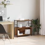 vidaXL Boekenkast 80x30x78,5 cm bewerkt hout gerookt, Verzenden, Nieuw, Overige houtsoorten