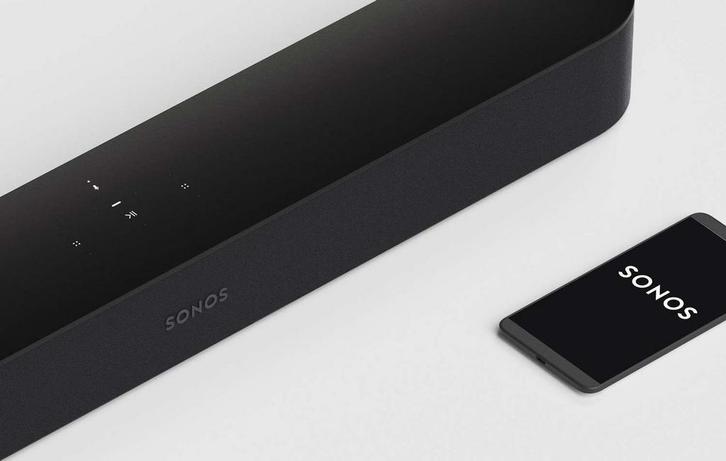 Sonos Beam G1 (zwart) -  Krachtige, compacte soundbar, Audio, Tv en Foto, Soundbars, Zo goed als nieuw, Ophalen