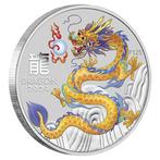 Australië. 2024 1 oz Coloured Lunar Year of the Dragon 2