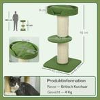 TRUUSK Kattenboom 91cm - Speelboom met Kattenbed - Platform, Verzenden, Nieuw