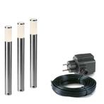3x LED tuinpaal - 1 Watt - 12V - 600mm - complete set, Hobby en Vrije tijd, Ophalen of Verzenden, Nieuw