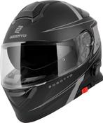 Bogotto H271 Taog Bluetooth Helm Zwart Grijs, Systeemhelm, Verzenden, XXL, Nieuw met kaartje
