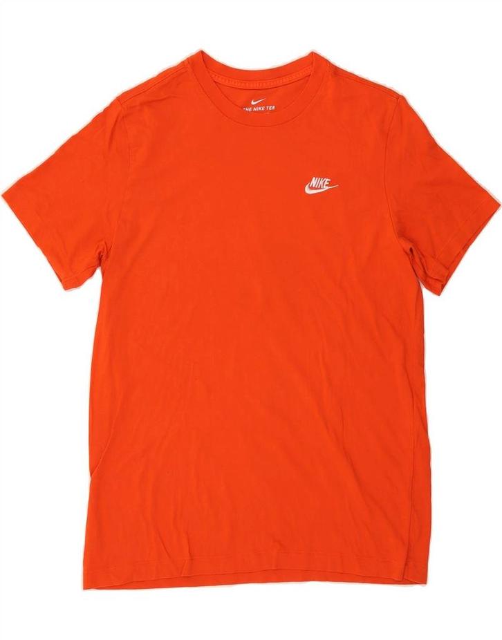 NIKE Mens T-Shirt Top Large Orange, Kleding | Heren, T-shirts, Verzenden