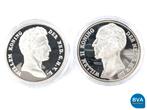 Online veiling: 2 Sterling Zilveren munten koning willem|
