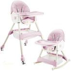ComfyKidz 3 in 1 Roze Kinderstoel! Nieuw in Doos!, Kinderen en Baby's, Kinderstoelen, Verzenden, Nieuw, Meegroeistoel, Afneembaar eetblad