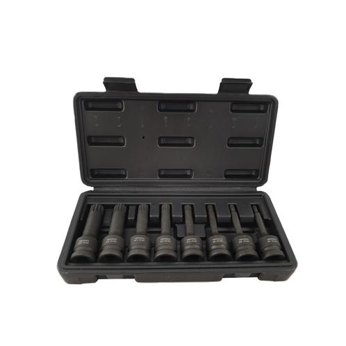 1 2 Krachtdoppen set spline 8-delig, Auto diversen, Autogereedschap, Nieuw, Verzenden