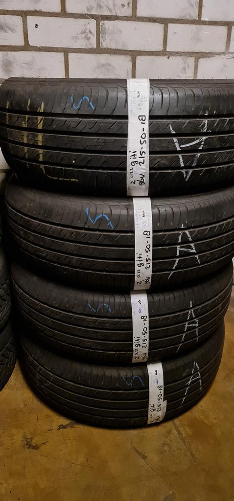 4x 215-50-18 Giti Zomer 6.9mm €65 Per Band 215 50 18, Auto-onderdelen, Banden en Velgen, 18 inch, Zomerbanden, 215 mm, Personenwagen
