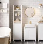 Badkamerkast met wasmand – Hoge smalle opbergkast, Huis en Inrichting, Verzenden, Nieuw