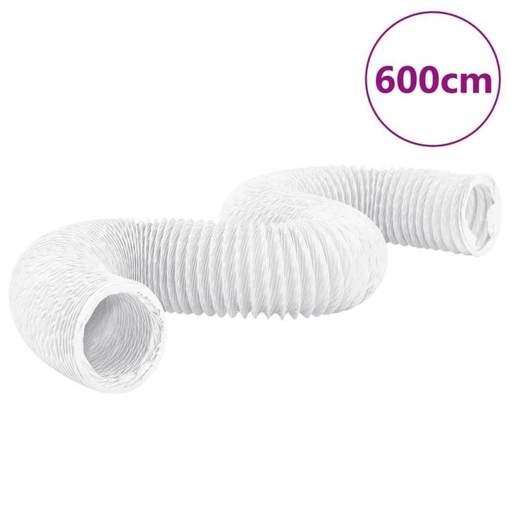 vidaXL Afzuigslang Ø20 cm 6 m PVC, Doe-het-zelf en Verbouw, Ventilatie en Afzuiging, Nieuw, Verzenden
