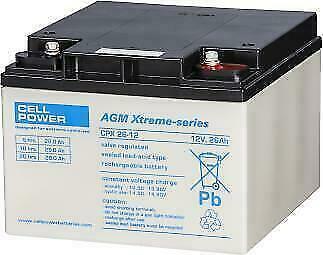 Top Golf Trolley accu / batterij - 12 Volt 26 Ah Extreme, Sport en Fitness, Golf, Golfkar, Nieuw, Overige merken, Verzenden