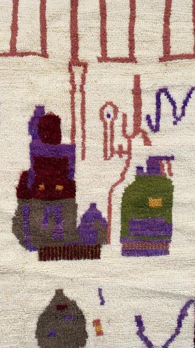 Uniek Handgemaakt Berber Tapijt - Abstracte Amazigh Kunst -, Antiek en Kunst, Kunst | Designobjecten
