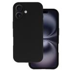 Silicone Hoes - Apple iPhone 16 Pro Max - Zwart (Hoesjes), Verzenden, Nieuw