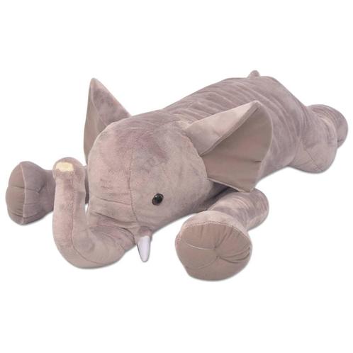 vidaXL Knuffelbeest olifant XXL 95 cm, Kinderen en Baby's, Speelgoed | Knuffels en Pluche, Nieuw, Verzenden