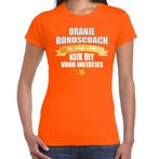 Oranje fan shirt / kleding Holland de enige echte bondscoa.., Ophalen of Verzenden, Nieuw