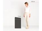Brabantia Touch Bin Prullenbak - 60 liter - Matt Black, Verzenden, Zo goed als nieuw