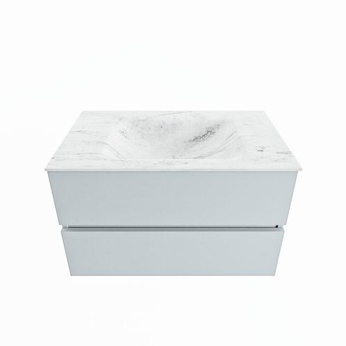 MONDIAZ VICA-DLUX 80cm badmeubel onderkast Clay 2 lades., Doe-het-zelf en Verbouw, Sanitair, Bad, Nieuw, Ophalen of Verzenden