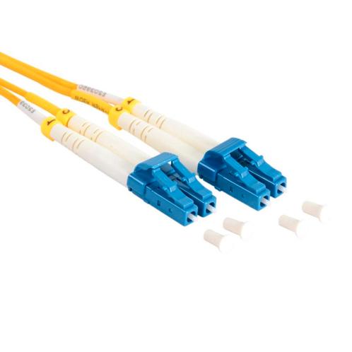 Singlemode Glasvezelkabel - LC/LC - 9/125u - OS1/OS2 - Geel, Computers en Software, Pc- en Netwerkkabels, Nieuw, Ophalen of Verzenden