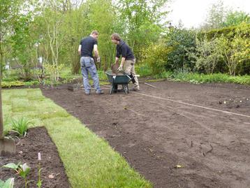 Graszoden laten leggen voor een perfecte grasmat beschikbaar voor biedingen