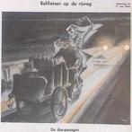 Bakfietsen op de rijweg (lijst optie, Lithos) (Lithos), Antiek en Kunst, Verzenden