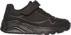 Skechers Uno Lite - Vendox Jongens Sneakers - Black - Maat 3, Verzenden, Nieuw