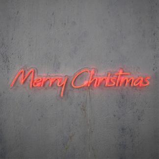 Neon letters | Luca Lighting | Merry Christmas | 20 x 94 cm, Huis en Inrichting, Lampen | Overige, Nieuw, Verzenden