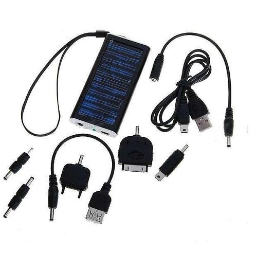 Solar Charger 1350mAh Universeel - ZILVER, Audio, Tv en Foto, Accu's en Batterijen, Nieuw, Oplaadbaar, Ophalen of Verzenden