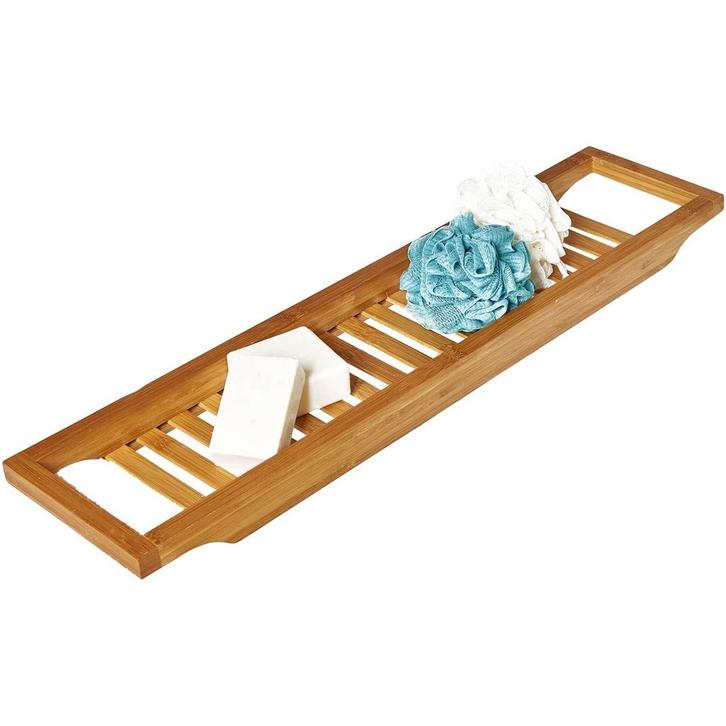 REA Bamboe badplank - stijlvol en duurzaam - 70x14x4 cm -..., Huis en Inrichting, Badkamer | Badtextiel en Accessoires, Nieuw